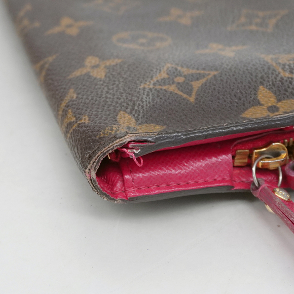 Auth Louis Vuitton bi-fold long wallet monogram Portefeuille en solit M60249 - Picture 9 of 12